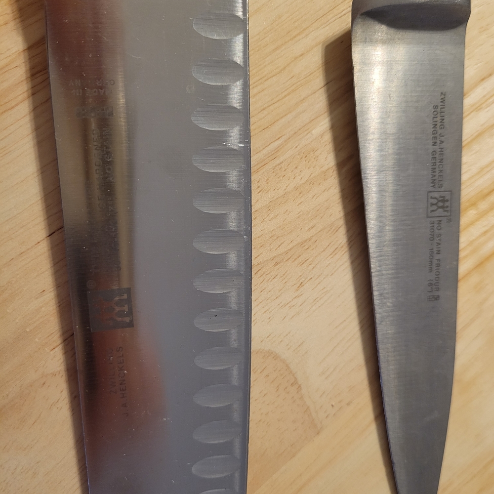 ZWILLING J.A. Henckels Black and Silver Knife Duo - Picture 2 of 3